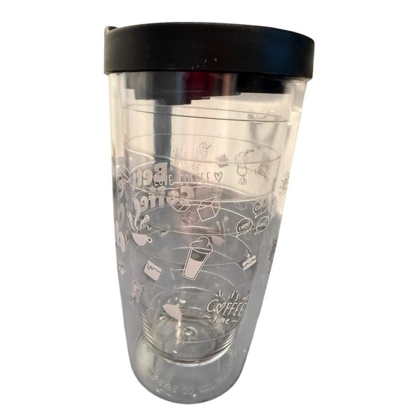 Javy Magic 16 oz Double Wall Tumbler Black Top Push On Lid • BPA Free - Picture 4 of 10